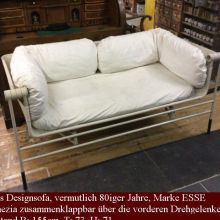 Italienisches Designsofa vermutlich 80iger Jahre Marke ESSE Scorze Venezia